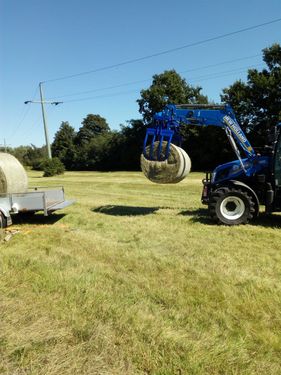 Agromet-Lomza RUNDBALLENZANGE 1.80m HAUER+3punkt Kombiaufnahme