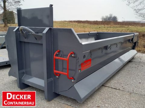 Decker Abrollcontainer, Halfpipe HARDOX, hydr.Heck