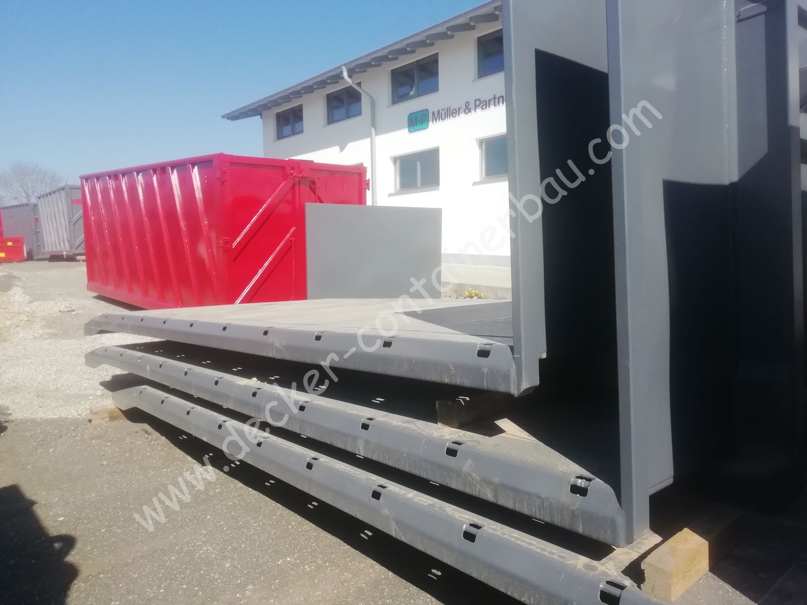 Decker Plattform, Länge 6000mm, Maschinentransport, 3