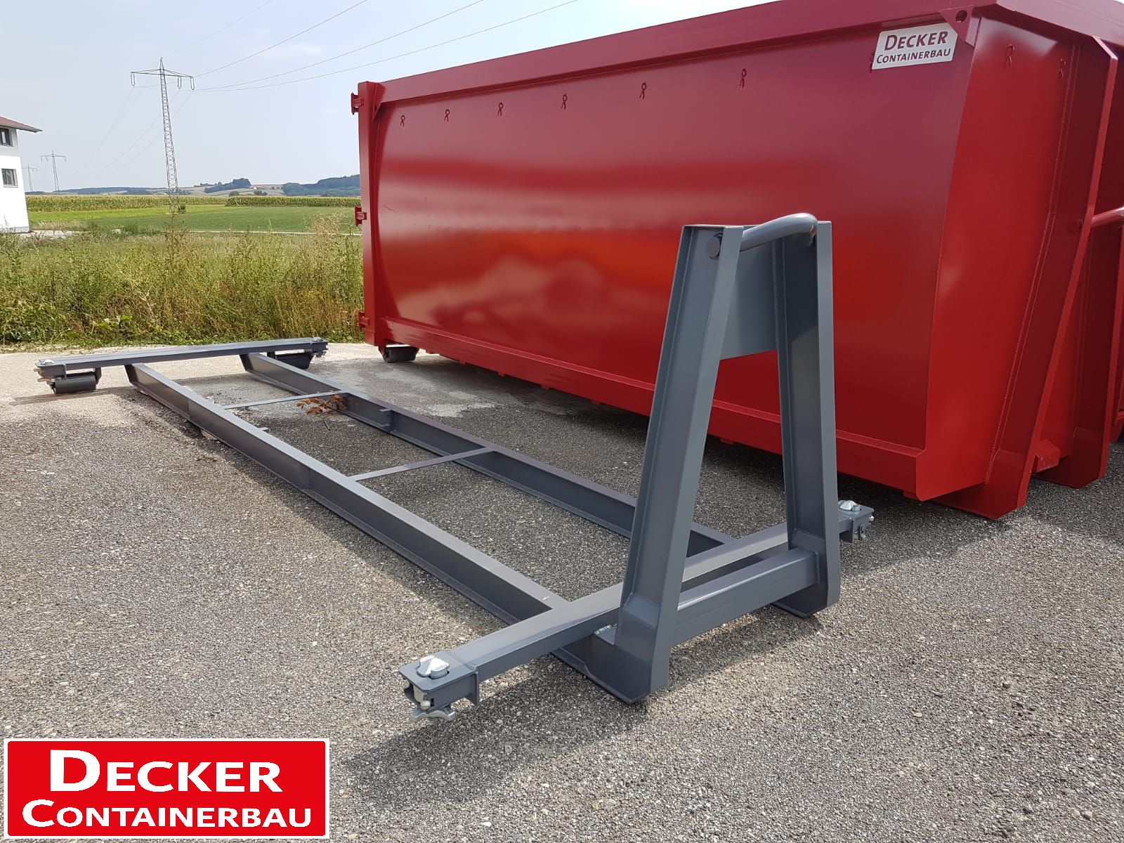 Decker Containerrahmen mit 4x Twistlock 1