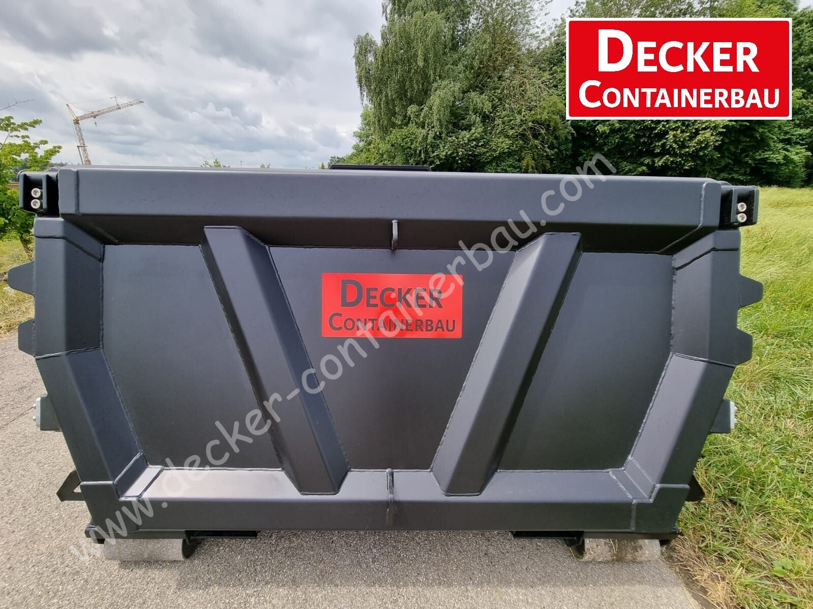 Decker Abrollcontainer Halfpipe, Länge 6500mm 3