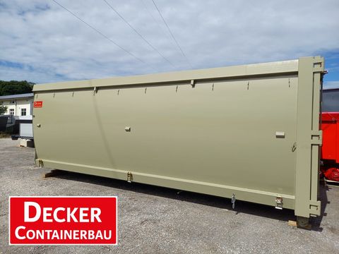 Decker Abrollcontainer mit Rollplane, ca. 33m³