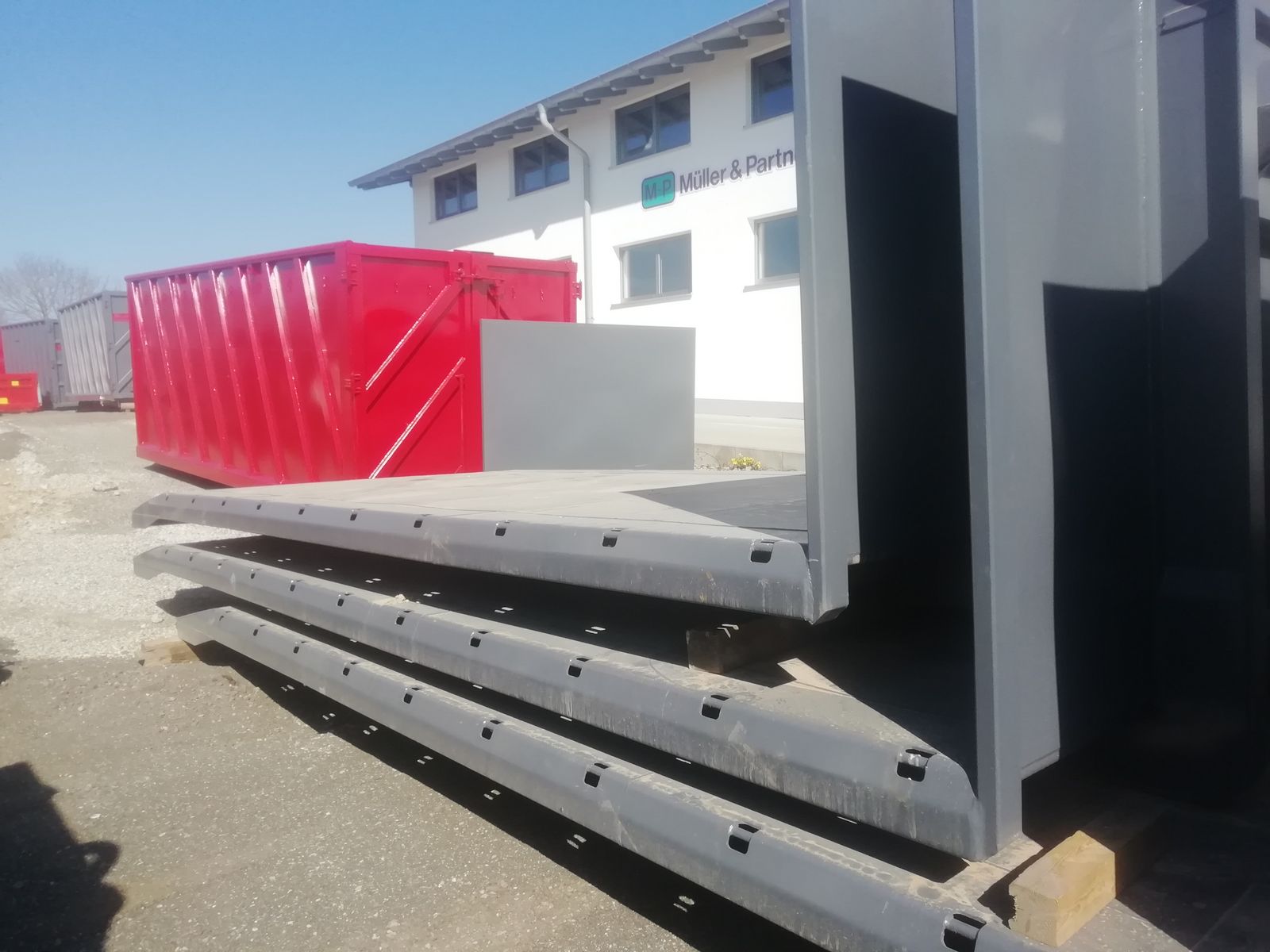 Decker Plattform, Länge 6000mm, Maschinentransport, 3