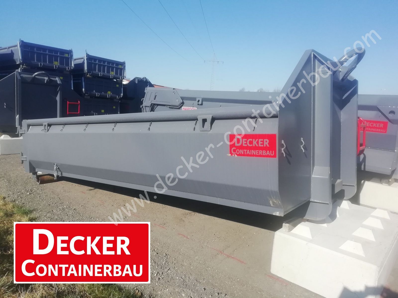 Decker Abrollcontainer, Bayernbox, Bauschutt, 6500 mm 3
