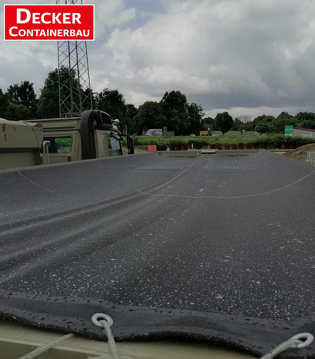 Decker Abrollcontainer, ECO ca.38m³, mit Klappnetz,gebr 2