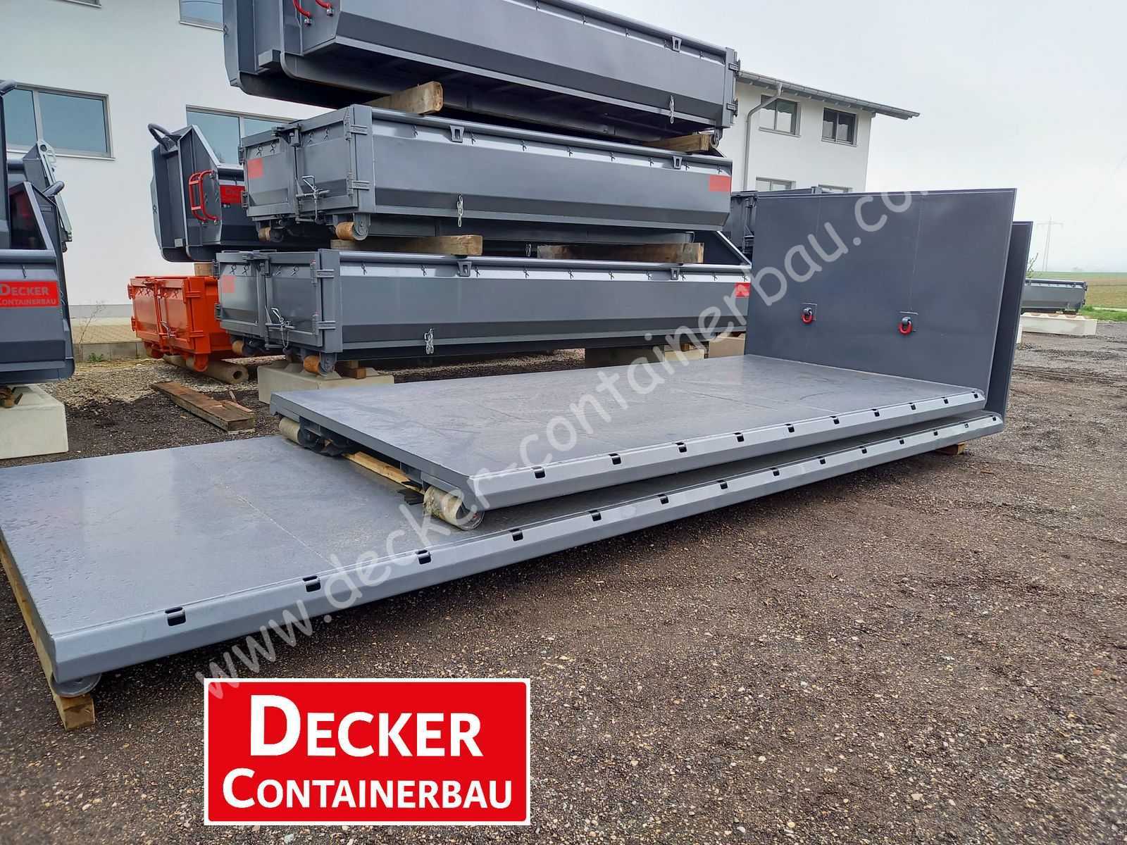 Decker Plattform, Länge 5500mm, Maschinentransport, 3