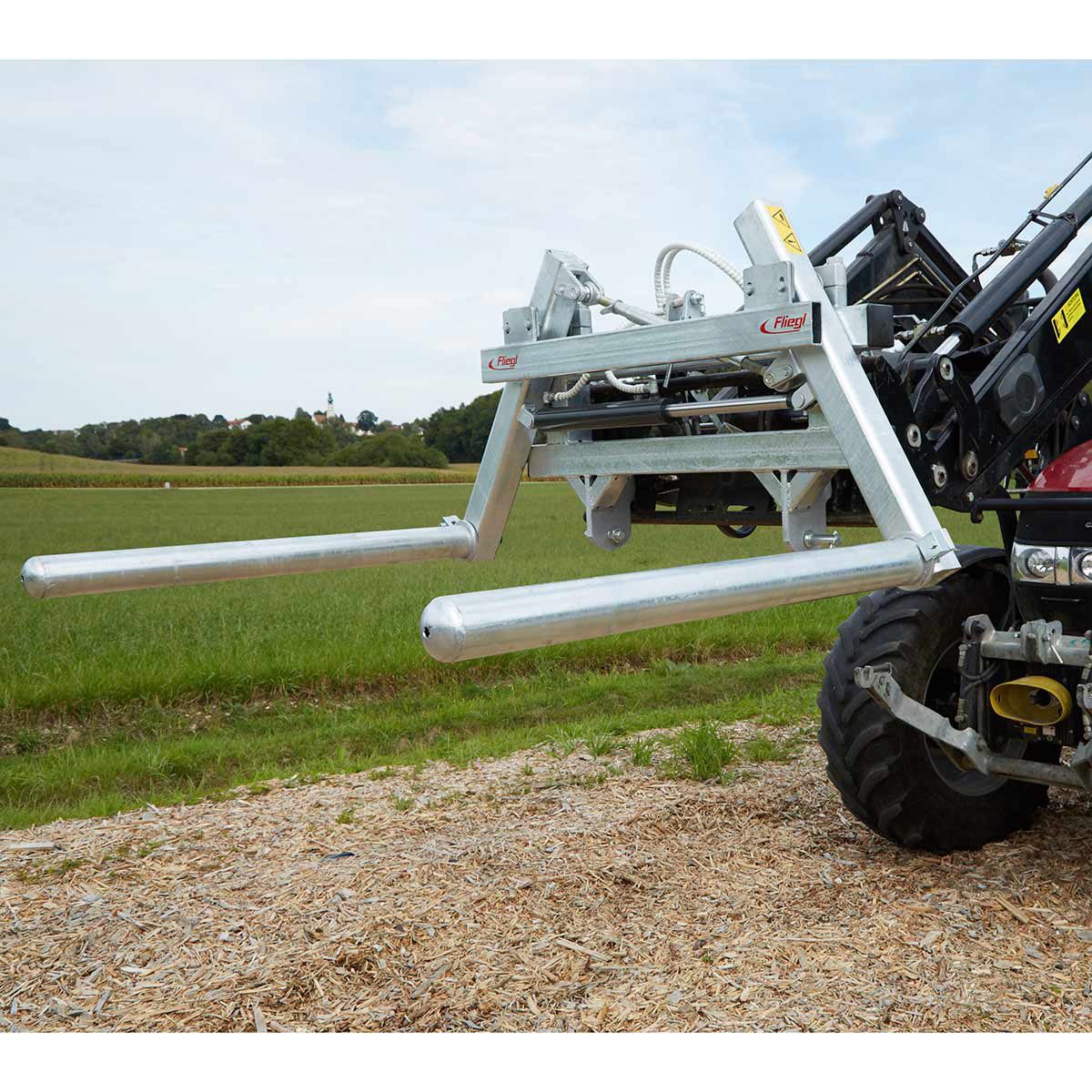 Fliegl Rundballenaufnahme, Ballenzange, Rundballenzange 1