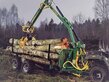 MD Landmaschinen KELLFRI Forstanhänger mit Kran 4,2 m, inkl. Antr
