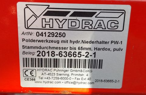 Hydrac Hydrac Poldergabel mit Niederhalter