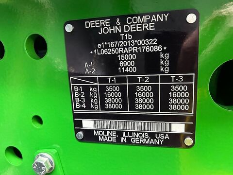 John Deere 6R250 inkl. PowerGuard bis 04/25 oder 2000h