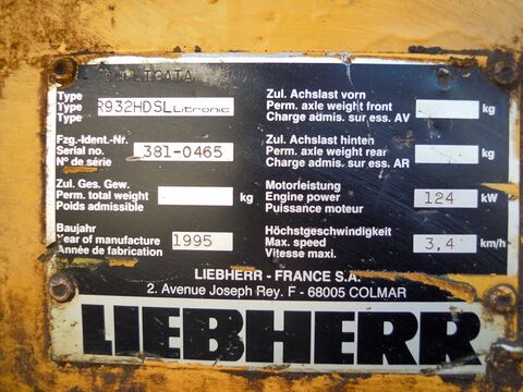 Liebherr R932HDSL