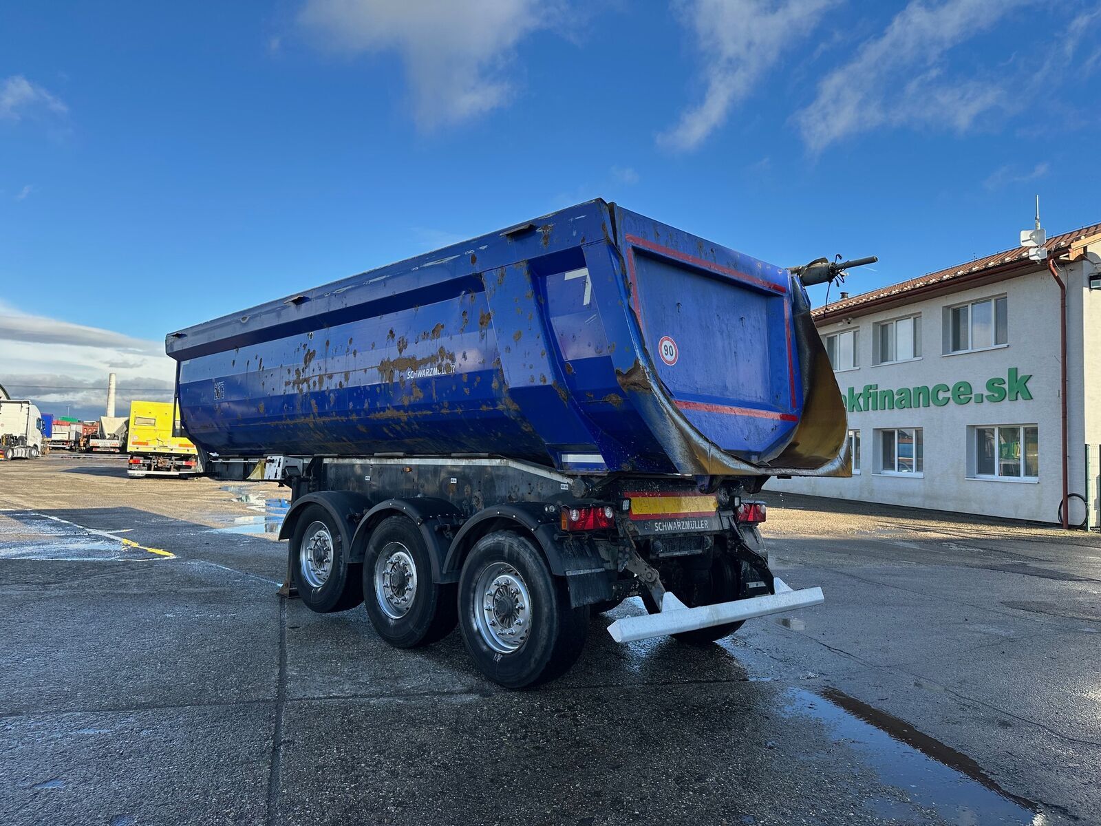 Schwarzmüller onesided kipper 27m3 VIN 028 1