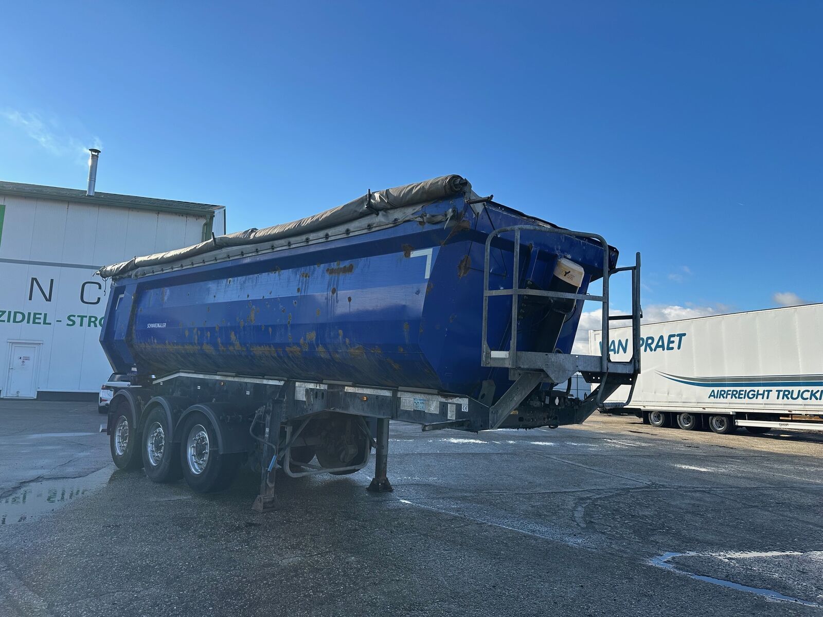 Schwarzmüller onesided kipper 27m3 VIN 028 3