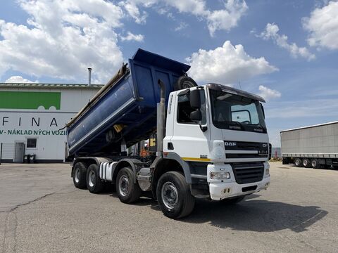 DAF CF85.460 trojstranný vyklápač 8x4 manual E4 VIN 
