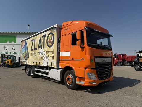 DAF XF460 FAR 6x2 trojstranka 50 m3 automat E6 VIN 7