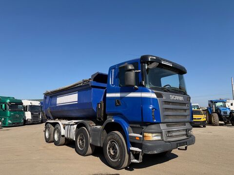 Scania onesided kipper V8 8×4, 20m3, E4, manual vi