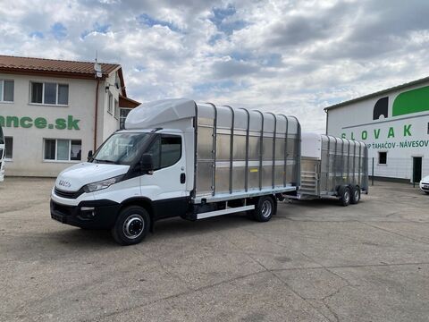Iveco 70C18 vozidlo na prepravu zvierat 15m3 manual E6