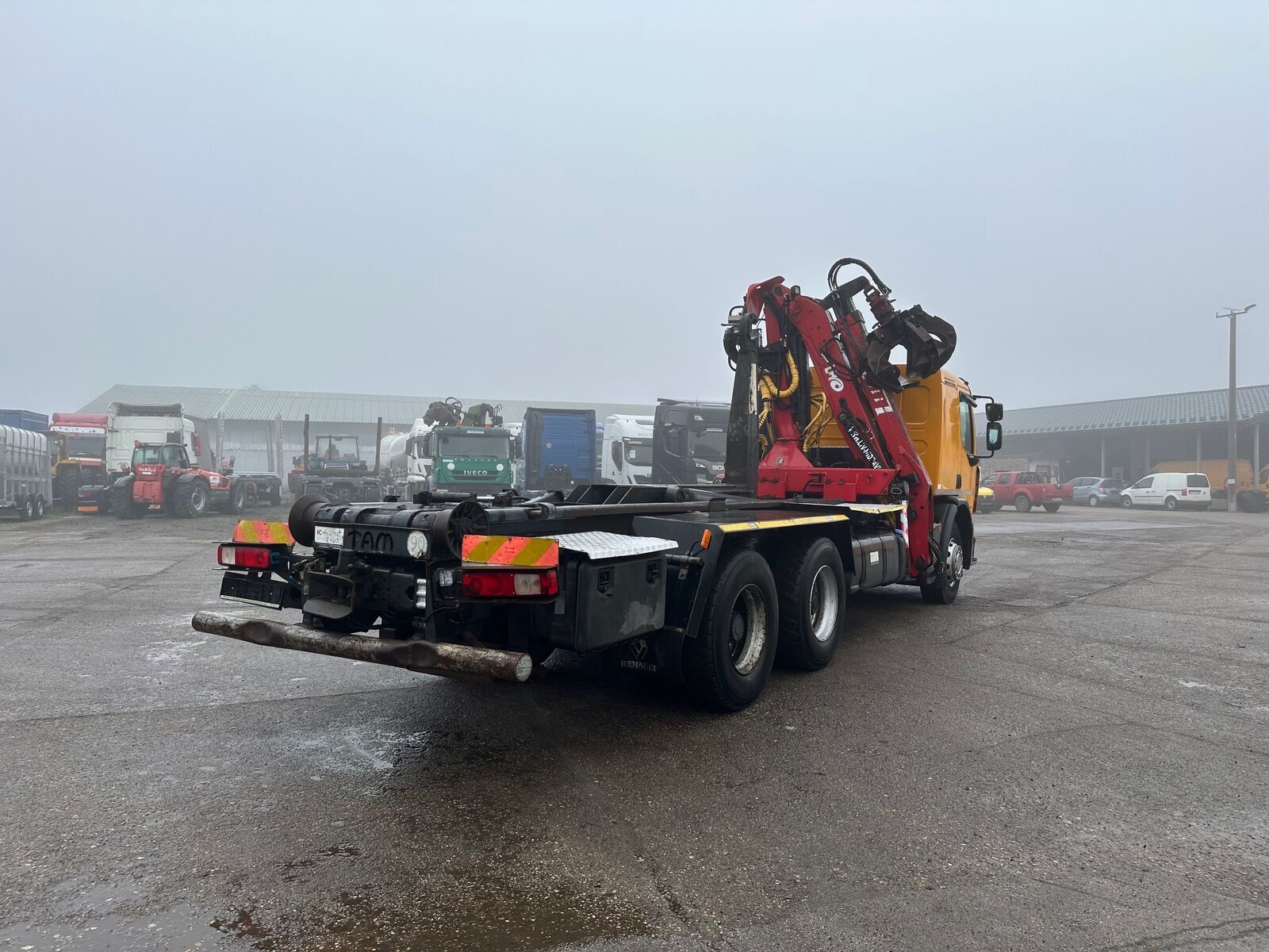 Renault PREMIUM LANDER 410 DXi ABROLL , crane 6x4, 503 3