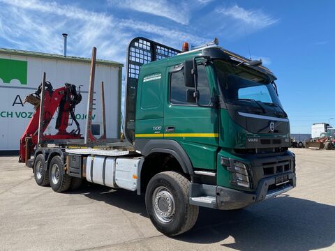 Volvo 13.500 FMX AdBlue woodtruck, 6x6, crane, E6, 018