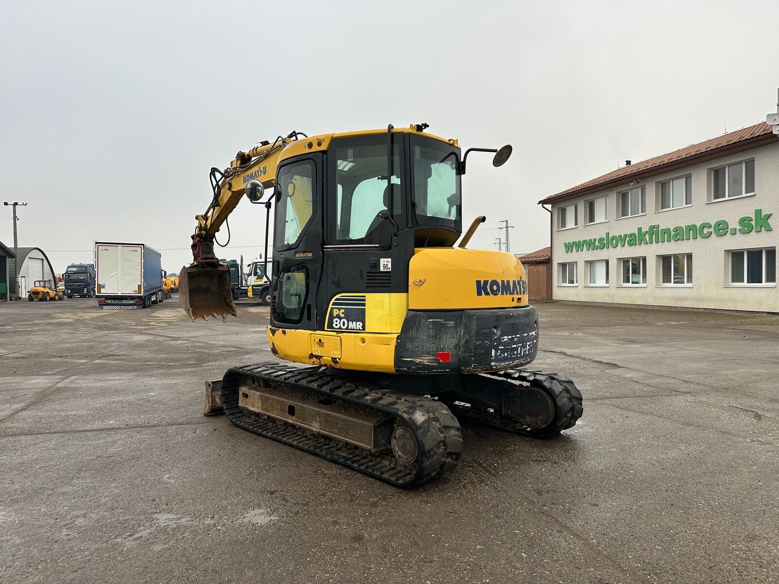Komatsu PC 80 MR-3 excavator vin 112 2