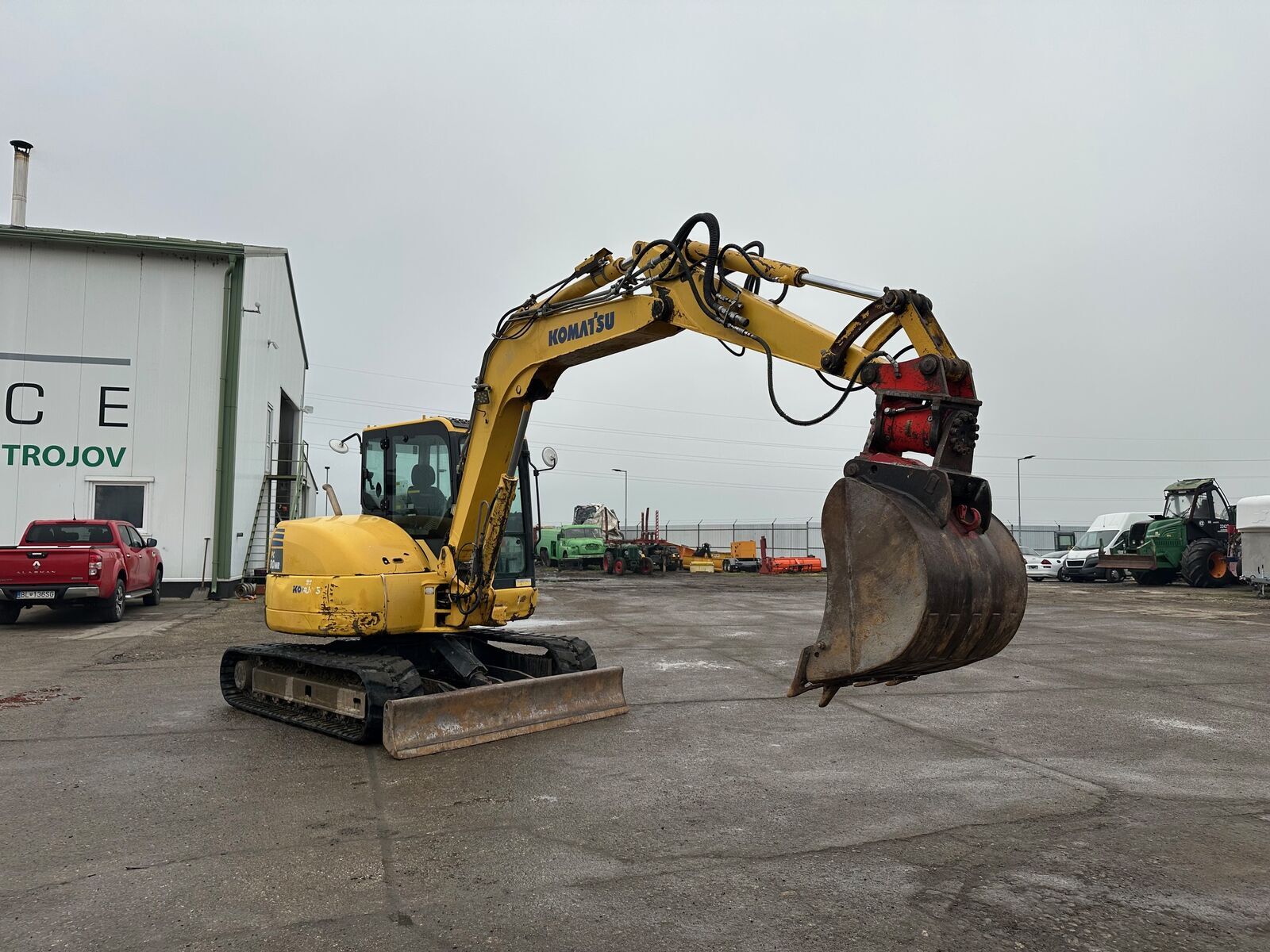 Komatsu PC 80 MR-3 excavator vin 112 3