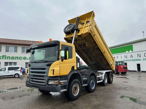 Scania P380CB 8X4 jednostranný vyklápač 18m3, EURO 4, m