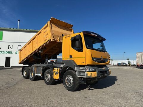 Renault KERAX 450.32 DXI 8X4,  trojstranný vyklápač 17m3