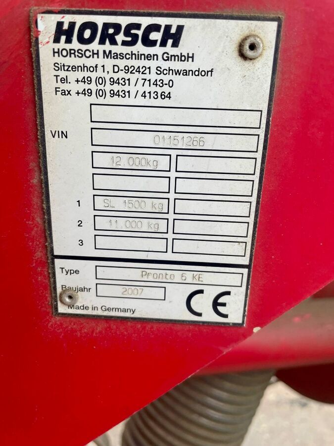 Horsch Pronto 6KE Amazone KR ´14 3