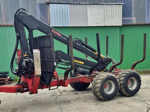 Farmi Vario 101 mit Farmi HK 4581 Kran 8,1m + Greifer 