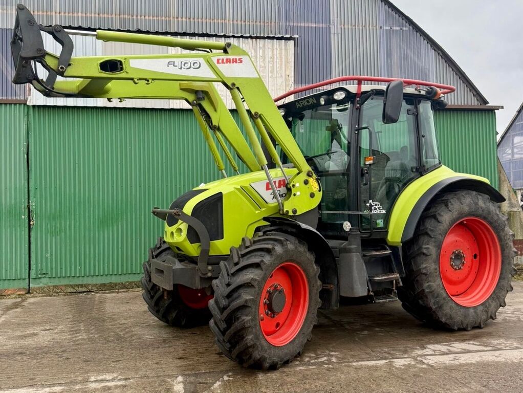 Claas Arion 410 + FL100 2