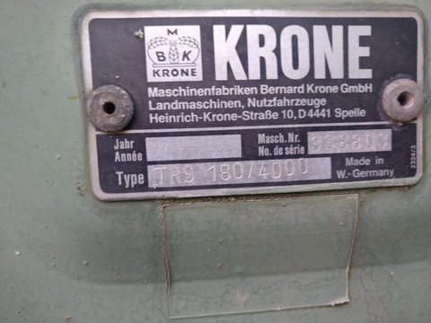 Krone TRS 180 / 4000