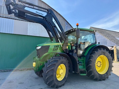 John Deere 6215R AutoPower + Quicke Q7M - FKH FZW