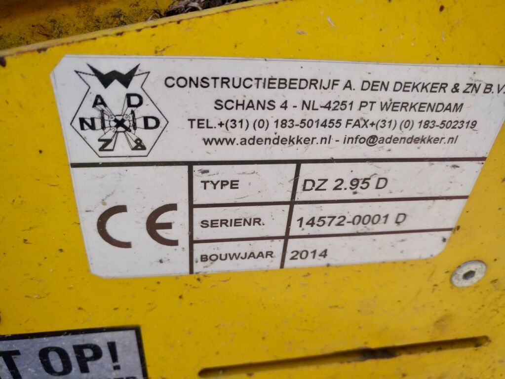 DenDenker Zinkentuchaufnehmer DZ 2.95 D 3