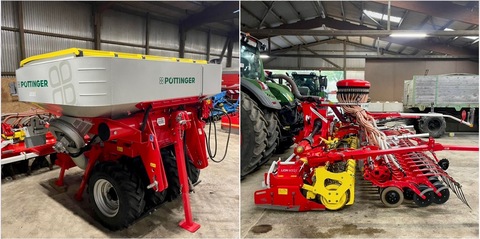 Pöttinger Aerosem 6002 + Lion 6002 + geteilter Fronttank