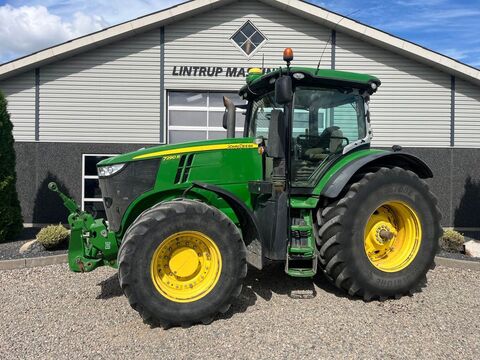 John Deere 7290R Godstraktor med frontlift