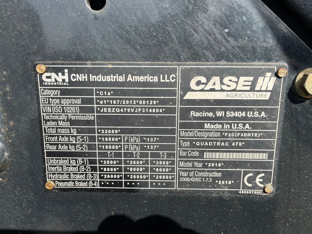 Case IH Quadtrac 470 CVX 2