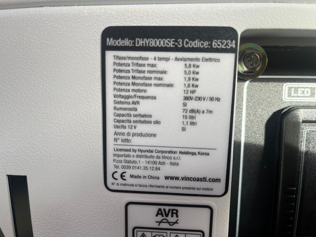 DHY8500SE-T Diesel generator 3