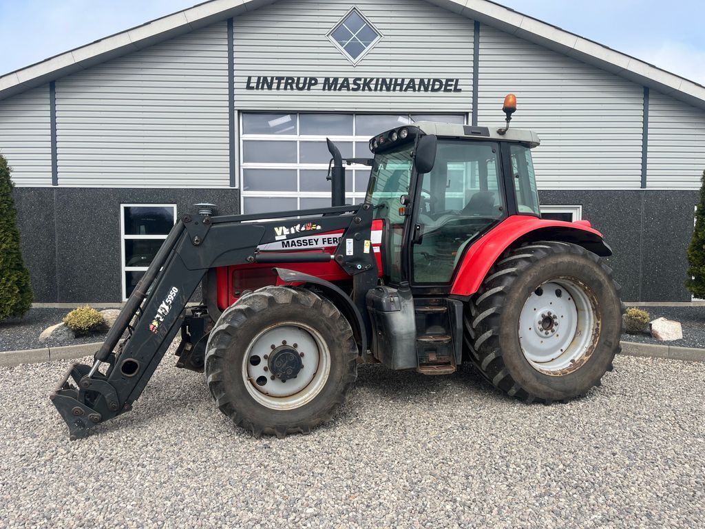 Massey Ferguson 6480 Dyna 4 Med frontlift og frontlæsser 1