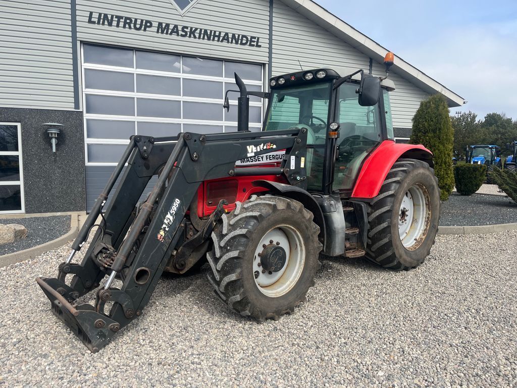 Massey Ferguson 6480 Dyna 4 Med frontlift og frontlæsser 2