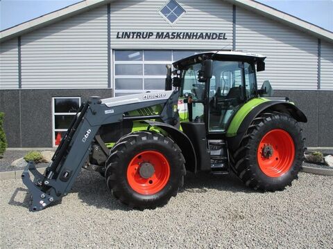 Claas ARION 650 med frontlæsser, frontlift og front-PT