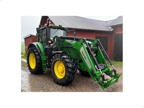 John Deere 6155M Med frontlæsser, frontlift og evt GPS anlæ