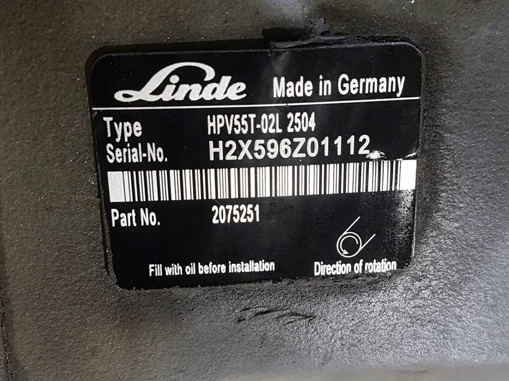 HPV55-02L - Vögele - 2075251 -Drive pump/Fahrpum 2