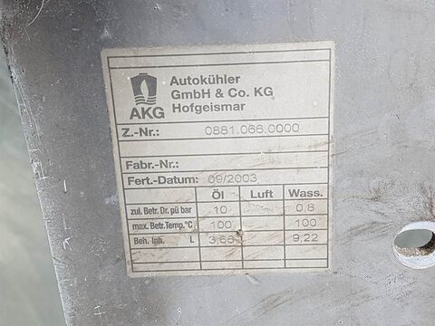 Sonstige AKG 0881.066.0000 - Cooler/Kühler/Koeler