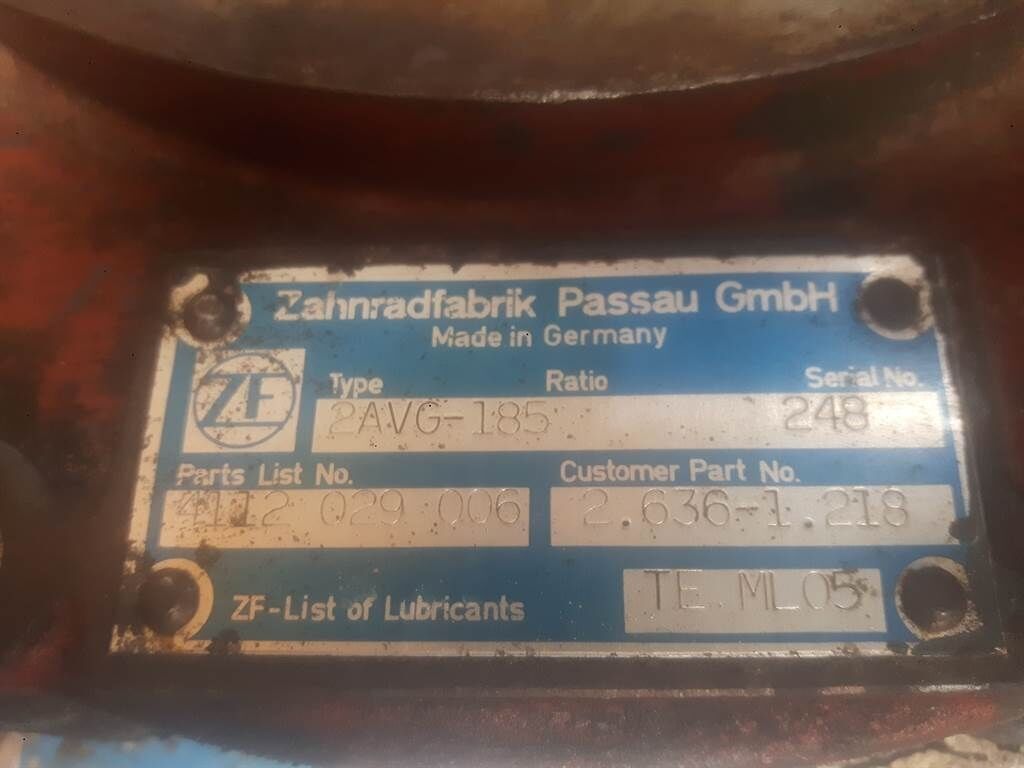 2AVG-185 - Ahlmann AL 95 - Transmission/Getriebe 2