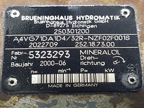 Sonstige Brueninghaus Hydromatik A4VG71DA1D4/32R-R9020227