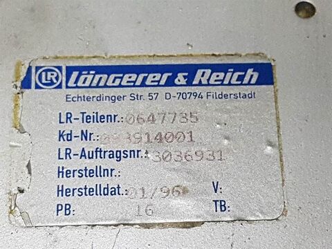 Sonstige Längerer & Reich 0647735 - Oil cooler/Ölkühler/O