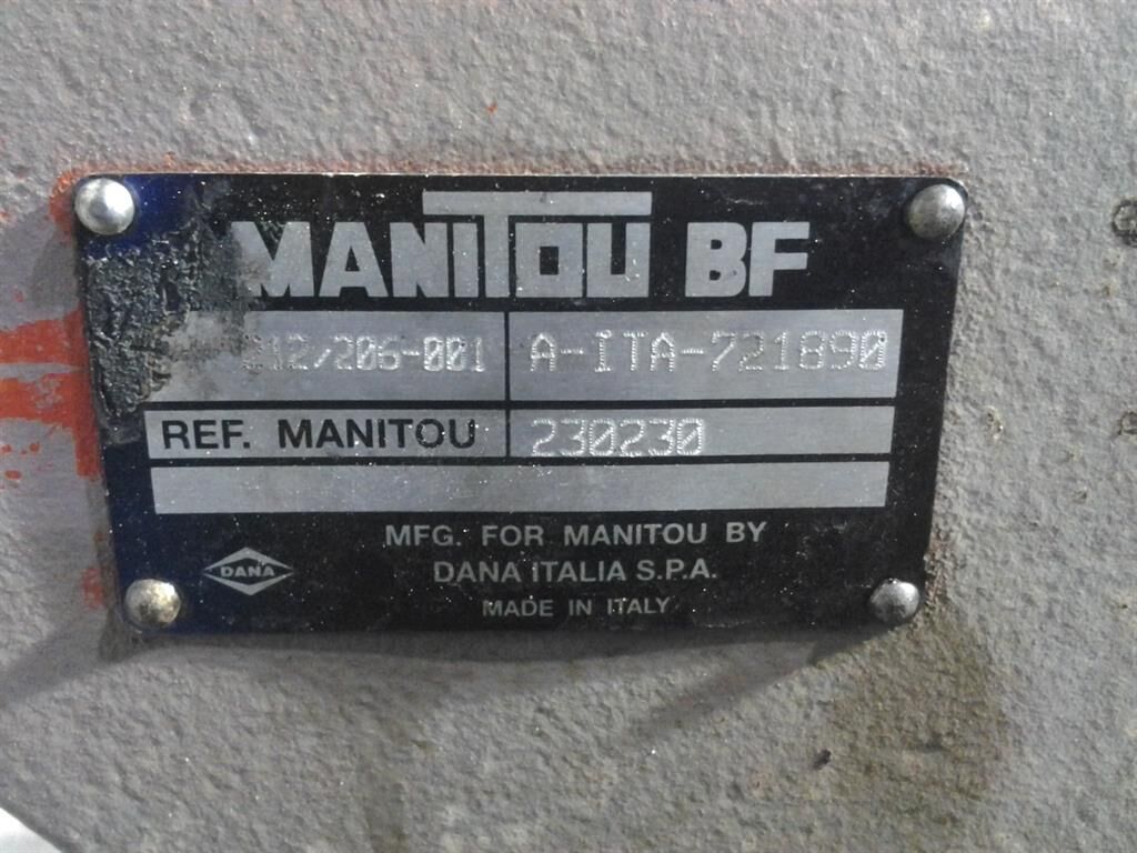 Dana 212/206-001 - Manitou MT 932.25 - 3
