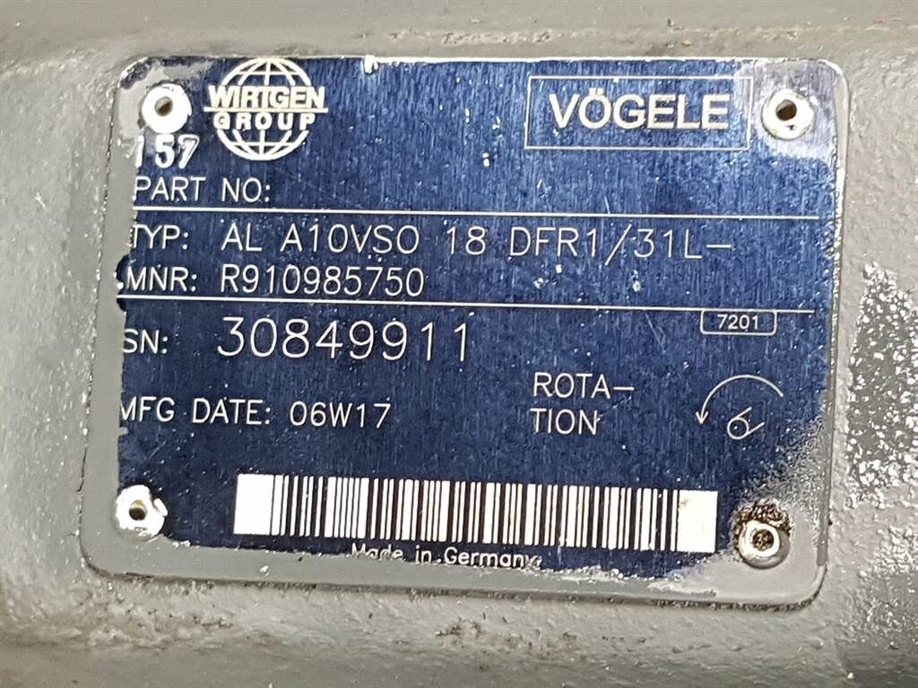 -Rexroth A10VSO18DFR1/31L-PSC12N-Load sensing pu 3