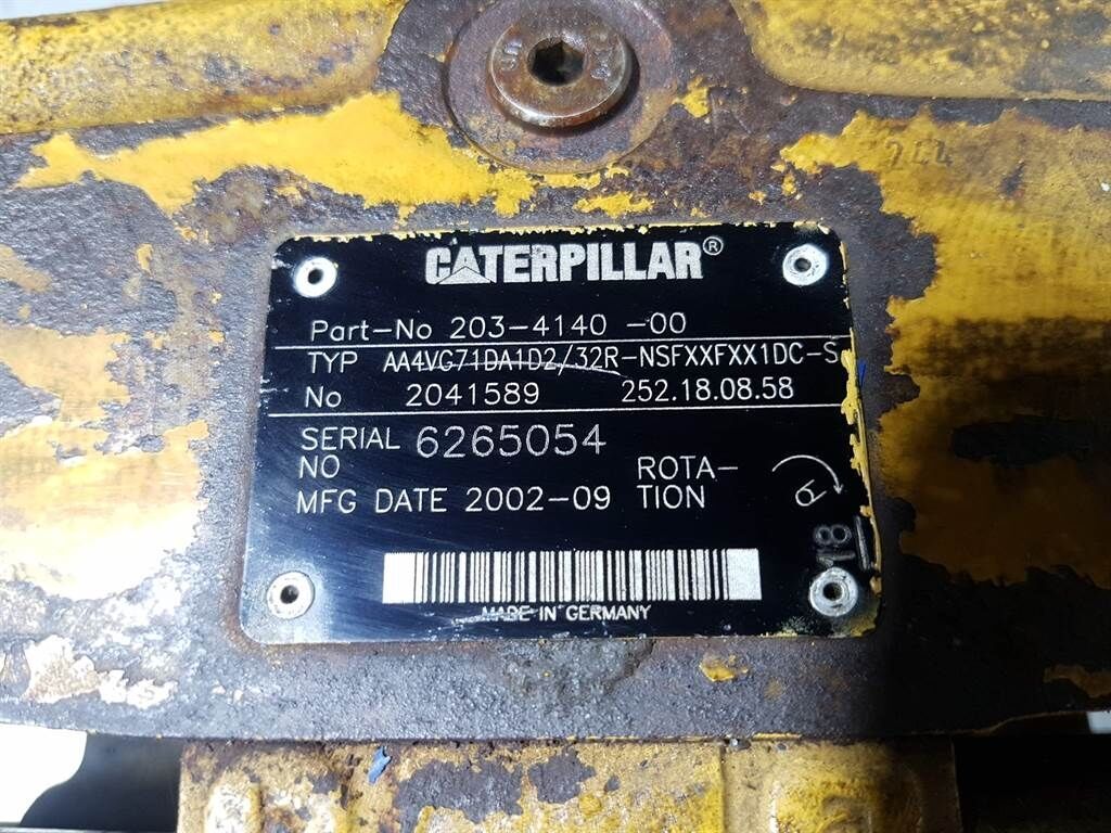 203-4140 - Drive pump/Fahrpumpe/Rijpomp 3