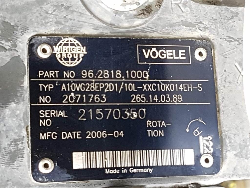 -Rexroth A10VG28EP2D1/10L-96.2818.1000-Drive pum 3